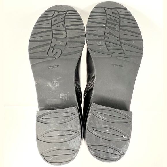 Stuart Weitzman Black Leather Knee-High Riding Boots, Size 7M - Picture 8 of 9